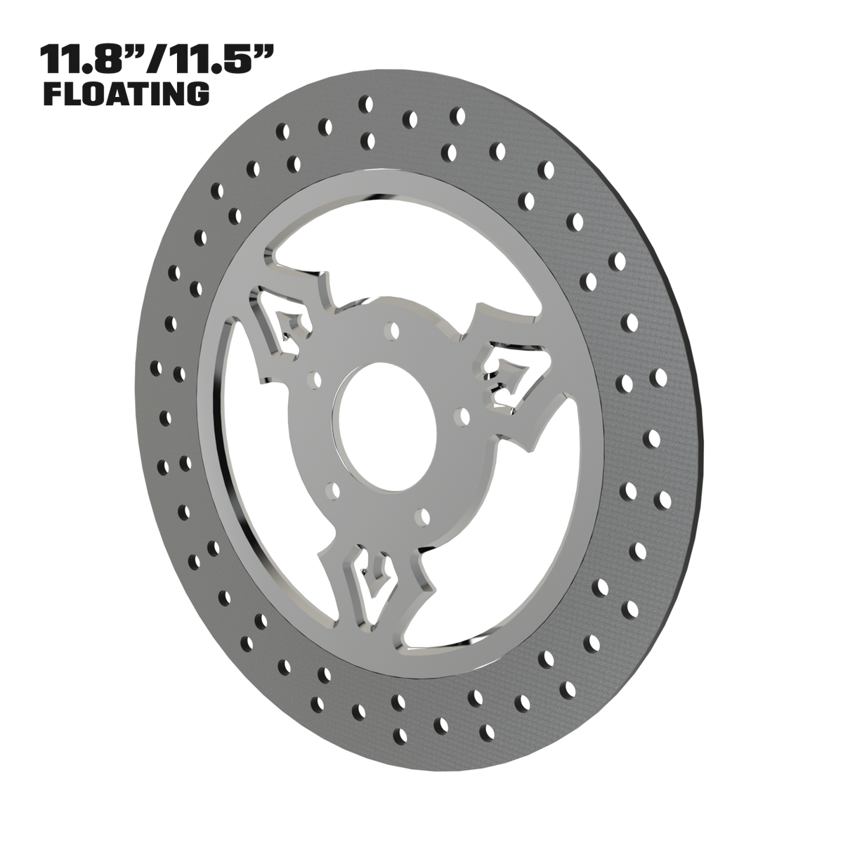 Iron Trinity 11" floating rotor in polished