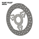 Iron Trinity 11" solid rotor in polished