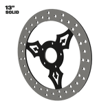 Iron Trinity 13" solid rotor in black