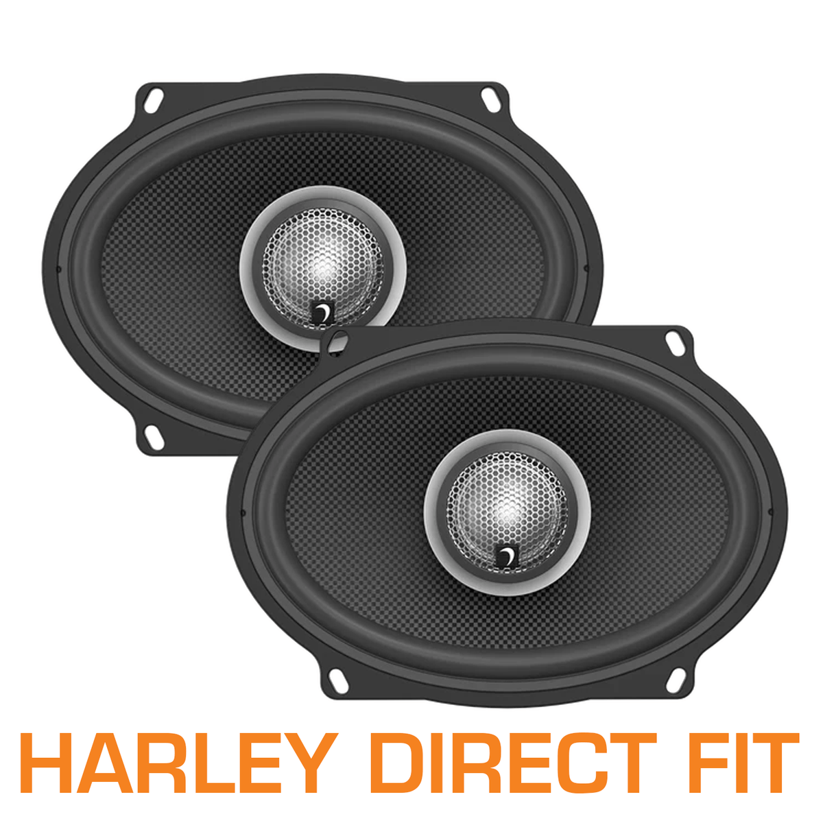 Diamond Audio 5"x7" 2-Way Harley-Davidson® Direct Replacement Speakers (2Ω)- HXM57F2BK