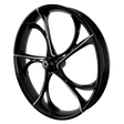 Intrepid 3D Harley Black Double Cut Wheels
