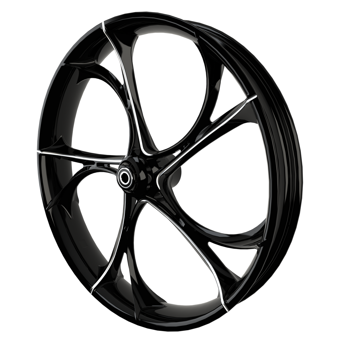 Intrepid 3D Harley Black Double Cut Wheels