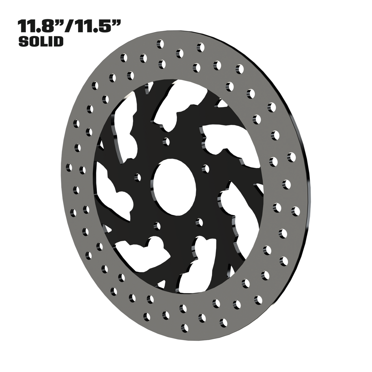 Kraken 11" Solid Rotor in Black