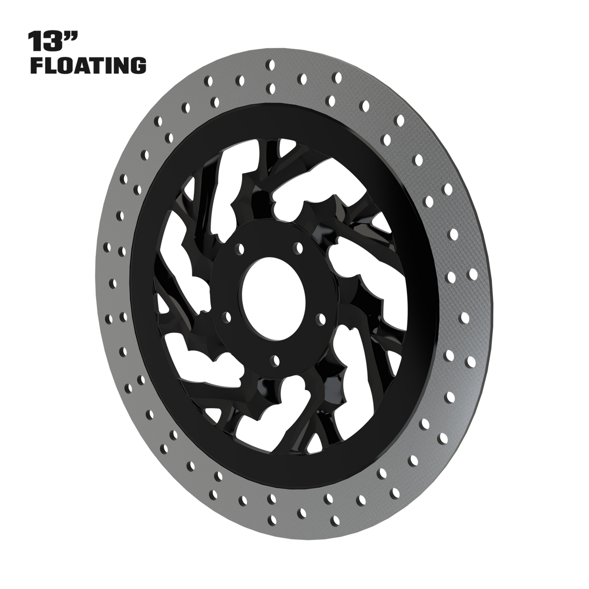 Kraken 13" Floating Rotor in Black