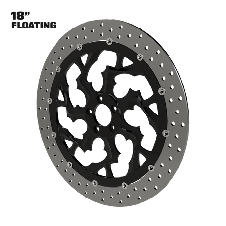 Kraken 18" Floating Rotor in Black