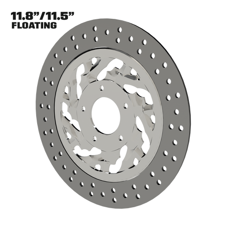 Kraken 11" Floating Rotor in Polished