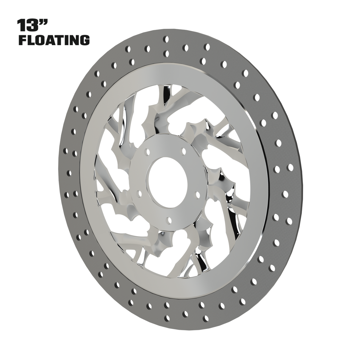 Kraken 13" Floating Rotor in Polished