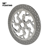 Kraken 18" Floating Rotor in Polished