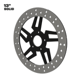 Kryptec 13" solid rotor in black