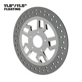 Kryptec 11" floating rotor in polished