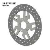 Kryptec 11" solid rotor in polished