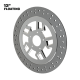 Kryptec 13" floating rotor in polished