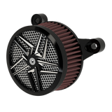 Kryptec Air Cleaner in black double cut