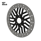 Legacy 13" solid rotor in black