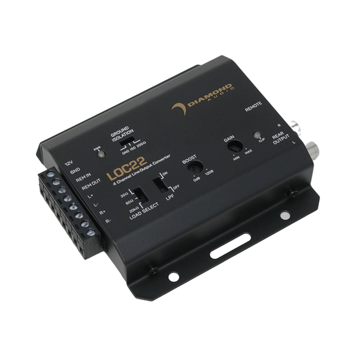 Diamond Audio 2-Channel LOC Series Line-Output Converter (2 In/2 Out) - LOC22