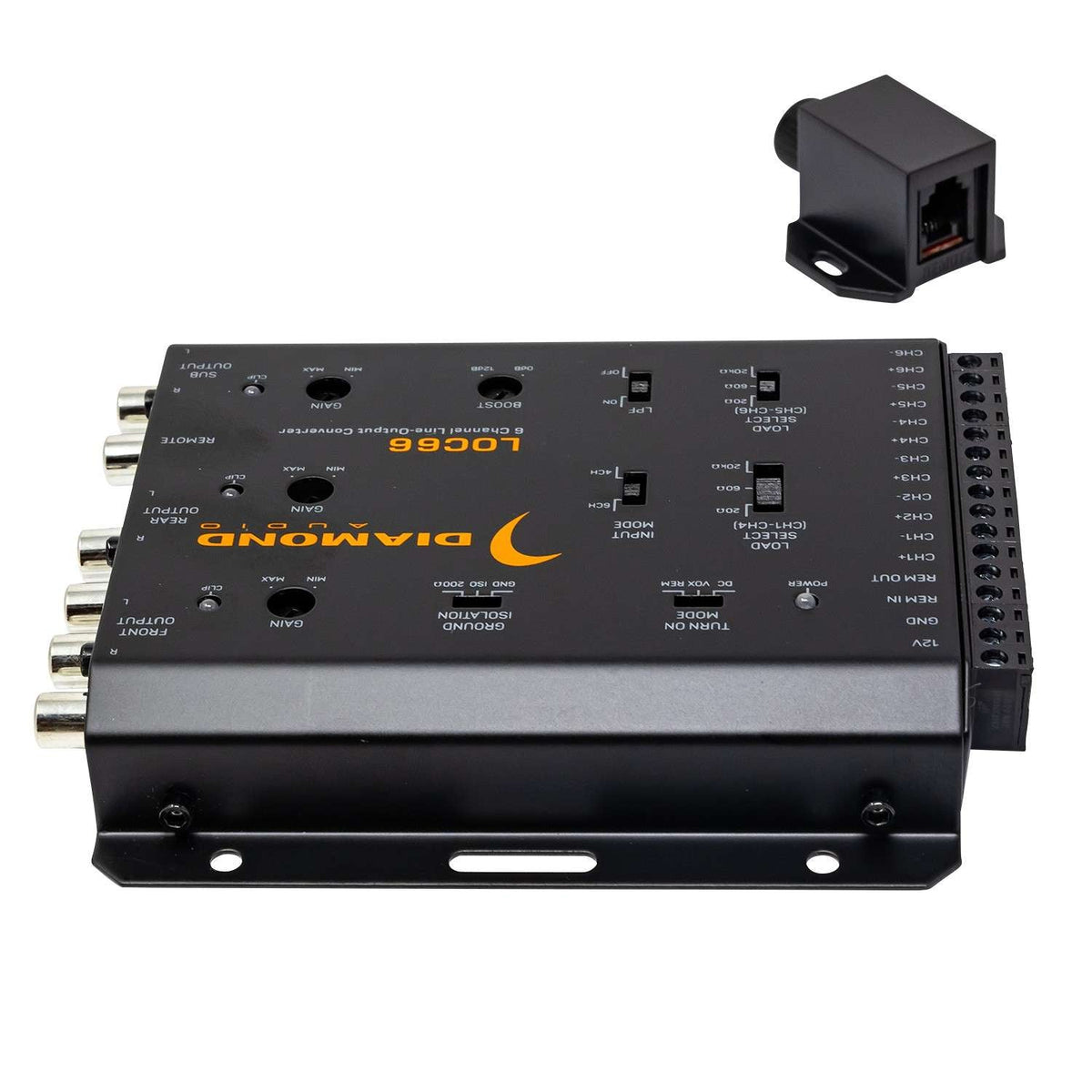 Diamond Audio 6-Channel LOC Series Line-Output Converter (6 In/6 Out) - LOC66
