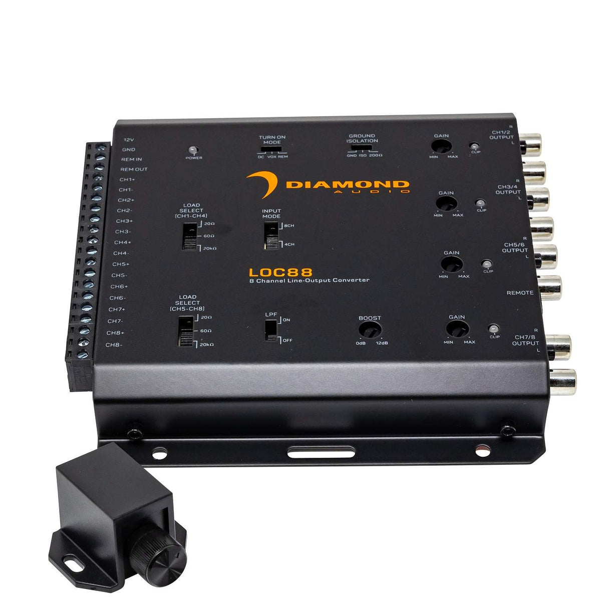 Diamond Audio 8-Channel LOC Series Line-Output Converter (8 In/8 Out) - LOC88