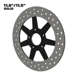 Lucky 7 11" solid rotor in black