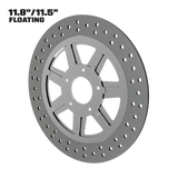 Lucky 7 11" floating rotor in black