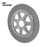 Lucky 7 13" floating rotor in black