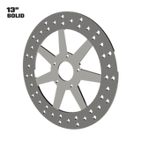 Lucky 7 13" solid rotor in polished