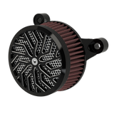 Legacy Air Cleaner in black double cut
