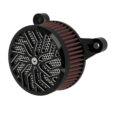 Legacy Air Cleaner in black double cut