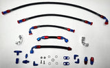 Curly's Inc M8 AN Braided Oil Line Kit (Patent Pending)