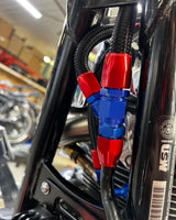 Curly's Inc M8 AN Braided Oil Line Kit (Patent Pending)
