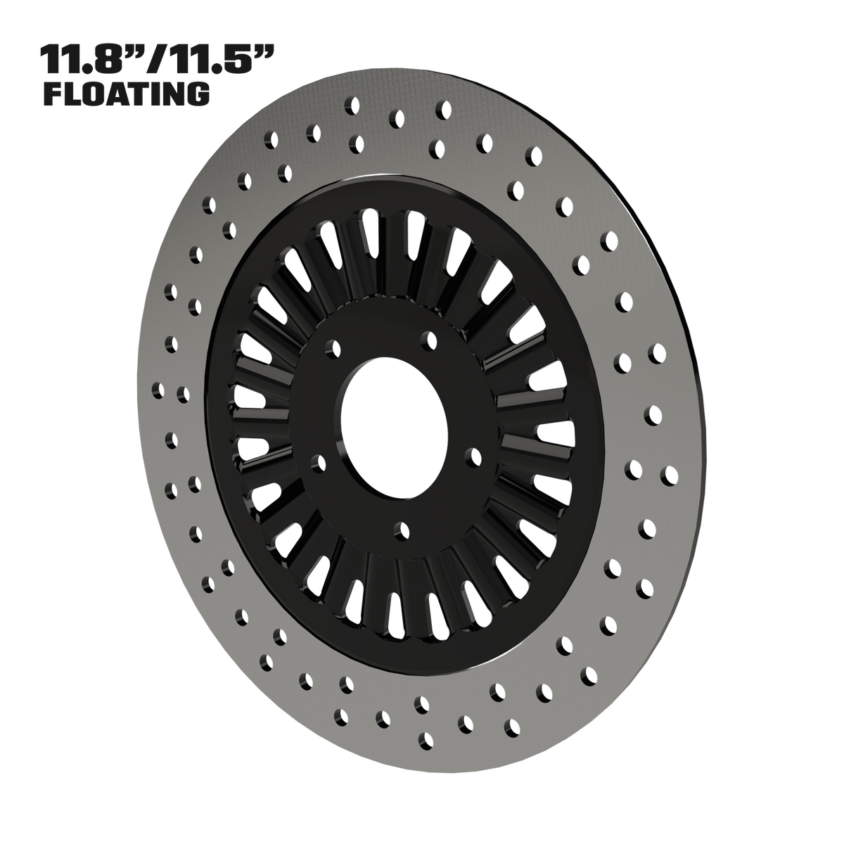 Magnum 11" Floating Rotor in Black