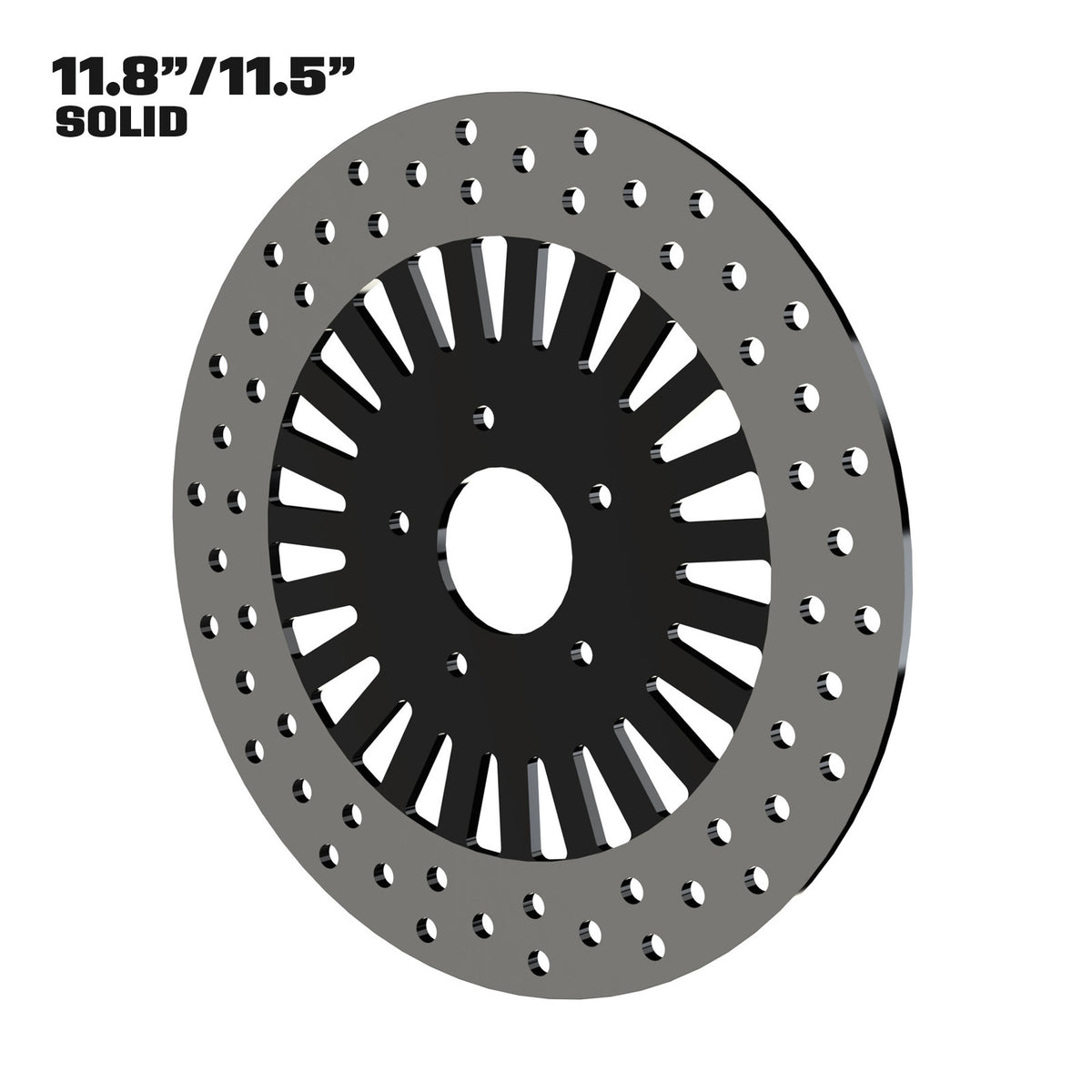Magnum 11" Solid Rotor in Black