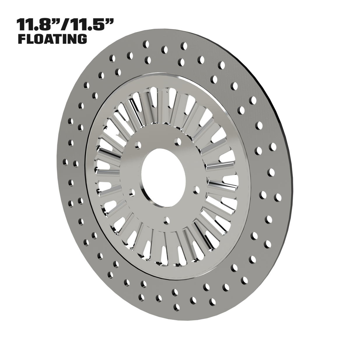 Magnum 11" Floating Rotor in Polished