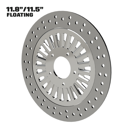 Magnum 11" Floating Rotor in Polished