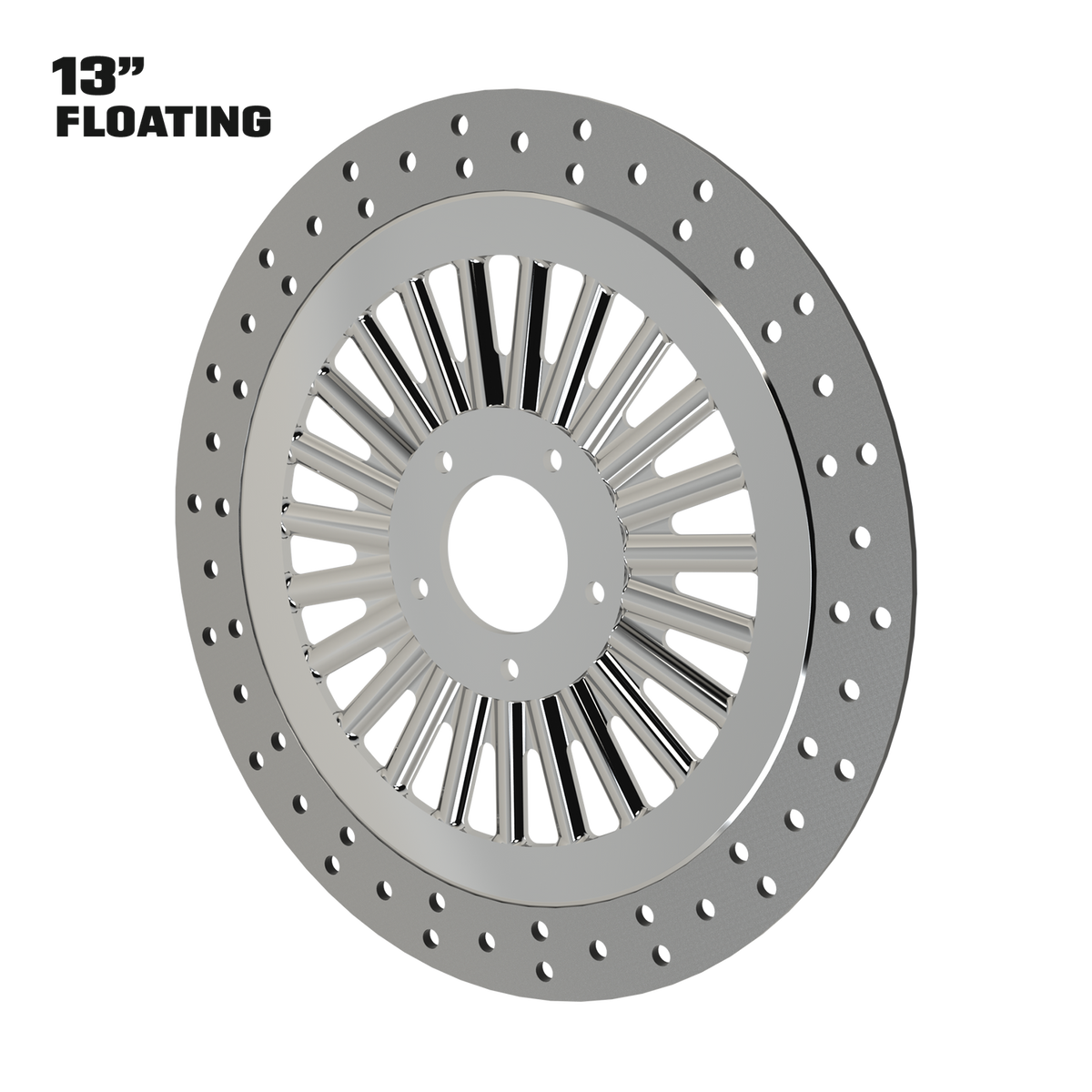 Magnum 13" Floating Rotor in Polished