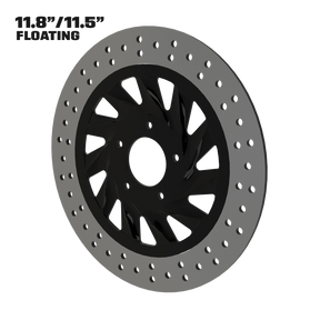 Maverick 11" floating rotor in black