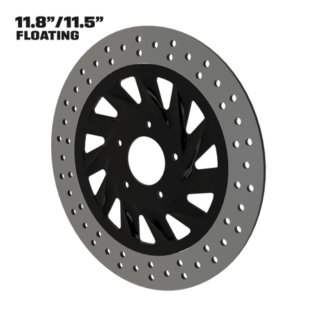 Maverick 11" floating rotor in black
