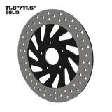Maverick 11" solid rotor in black