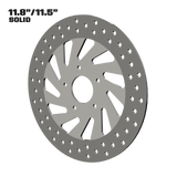 Maverick 11" solid rotor in polished