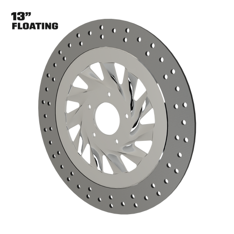 Maverick 13" floating rotor in polished