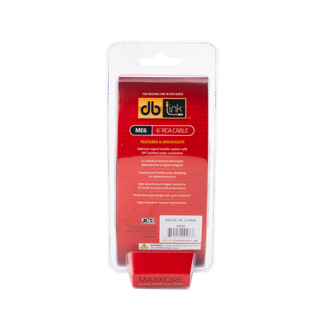 DB Link ME6 : Maxkore E Series 6ft RCA Cable