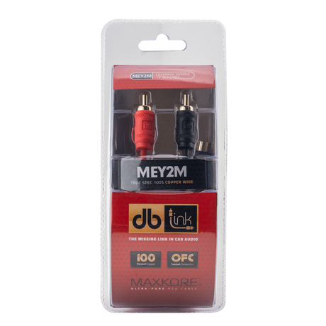 DB Link MEY2M : Maxkore E Series 1 Female To 2 Male RCA Cable
