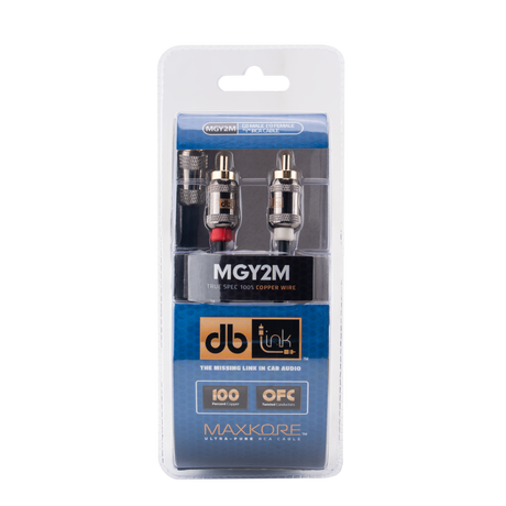DB Link MGY2M : Maxkore G Series 1 Female To 2 Male RCA Cable
