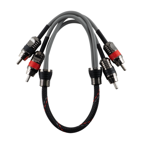 DB Link MK-PR1.5R : 1.5' Maxkore+ Premium Quad Shield, 100% OFC, TINNED Anti-Corrosive RCA
