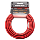 DB Link MK-PRS12RB25 : 25' 12 AWG Maxkore+ Premium Red/Black Speaker Wire 100% OFC, TINNED Anti-Corrosive