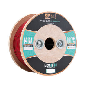 DB Link MKM14R100 : 100' 14 Ga Maxkore Marine Red, 100% OFC, TINNED Anti-Corrosive Wire Roll (WHOLE ROLL)