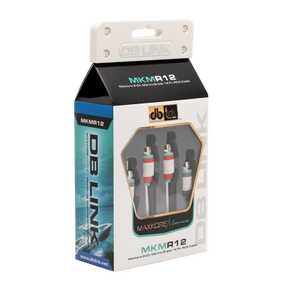 DB Link MKMR12 : 12' Maxkore Marine 100% OFC, Tinned Anti-Corrosive RCAs