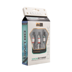 DB Link MKMR1M2F : Maxkore Marine 100% OFC, Tinned Anti-Corrosive RCAs Ys 1M/2F