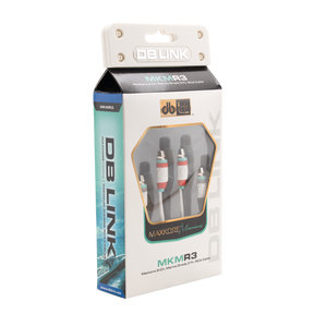 DB Link MKMR3 : 3' Maxkore Marine 100% OFC, Tinned Anti-Corrosive RCAs