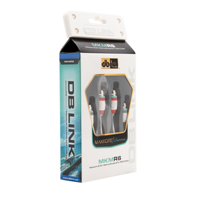 DB Link MKMR6 : 6' Maxkore Marine 100% OFC, Tinned Anti-Corrosive RCAs
