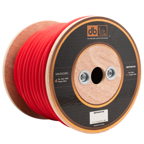 DB Link MKPW4R100 : 4 Gauge Red 100 ft. Maxkore Soft Touch Power Wire Roll